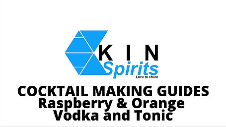 Cocktail 1: Vodka & Tonic, Raspberry & Orange